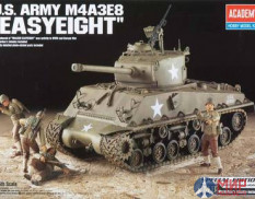 13221 Academy 1/35 Танк M4A3E8 Sherman + 4 бойца MB
