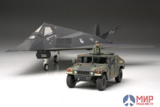 89773 Tamiya 1/48 Самолет F-117A Nighthawk & джип U.S. Modern - 4x4 Hummer