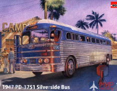 Rod816 Roden 1/35 Автобус 1947 PD-3701 Silverside Bus