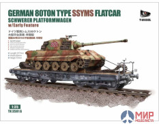 TK3501A T-model 1/35 German 80T Type SSyms Schwerer platormwagen w/Early Feature(Tank not include)