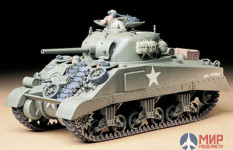 35190 Tamiya 1/35 Американский средний танк М4 Sherman (ранняя версия) 1942г. с 3 фигура