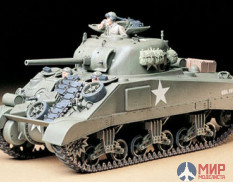 35190 Tamiya 1/35 Американский средний танк М4 Sherman (ранняя версия) 1942г. с 3 фигура