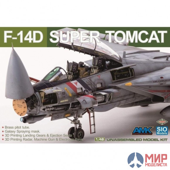 K48003 AMK 1/48 F-14D Super Tomcat Special Edition