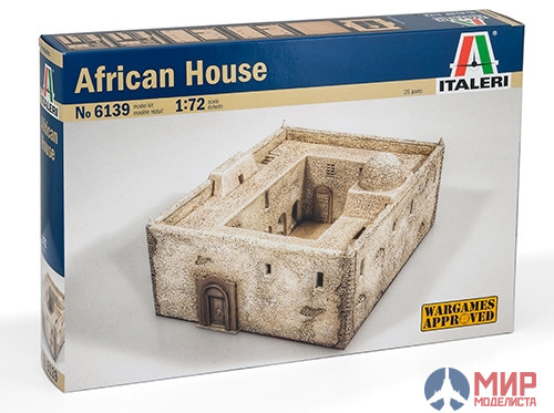 6139 Italeri 1/72 AFRICAN HOUSE