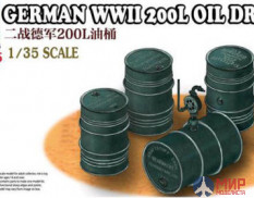 AB3575 Bronco German WWII 200L Oil Drums