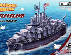 WB-007 Meng Model Корабль Warship Builder Cleveland