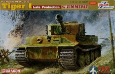 6383 Dragon 1/35 Танк Pz.Kpfw.VI Ausf.E Tiger I (late) w/zimmerit