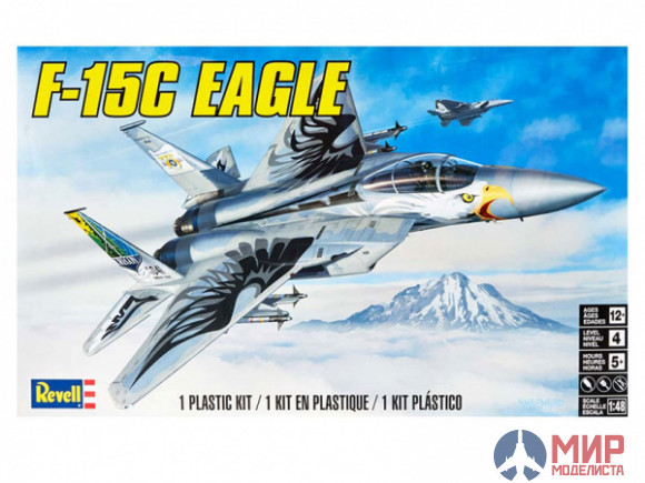 15870 REVELL АМЕРИКАНСКИЙ ВСЕПОГОДНЫЙ ИСТРЕБИТЕЛЬ F-15C EAGLE (1:48)