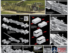 7484 Dragon 1/72 M65 Atomic Annie Gun, Heavy Motorized 280mm