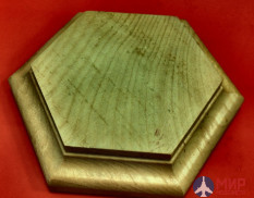 AMC-010 AMC Подставка деревянная шестигранная 9х9 см