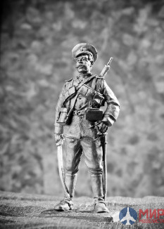 256  Ратник 54 мм Казак, 1914 год.  олово