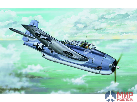 02233 Trumpeter 1/32 TBF-1C AVENGER + 8 дополнений от Eduard