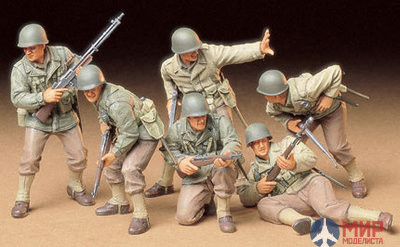 35192 Tamiya 1/35 Фигуры U.S. army assault infantry set