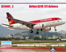 ее14441_2 Воcточный Экспресс 1/144 Самолет Авиалайнер А-318_121 Avianca (Limited Edition)