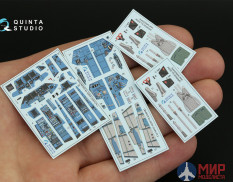 QD48320 Quinta Studio 1/48 3D Декаль интерьера кабины Су-30СМ (GWH)
