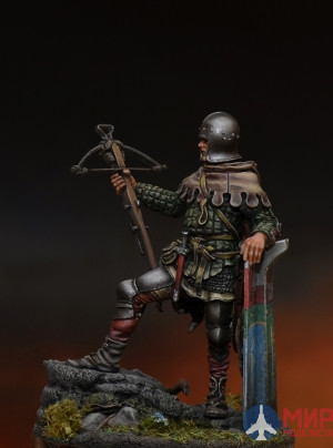 CHM-54115(M) Chronos Miniatures 54 mm Европейский арбалетчик, 1440-55 гг.