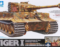 25109 Tamiya 1/35 Танк TIGER I Ausf.E (поздняя версия)