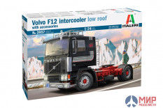 3957 Italeri 1/24 Volvo F12 Intercooler Low Roof with accessories