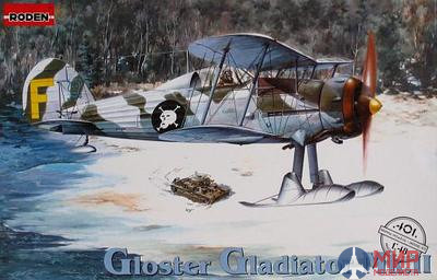 ROD401 Roden 1/48 Самолет GLOSTER GLATIATOR MK.II