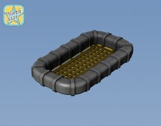 NSA350129 North Star Models 1/350 Фото-ие WW2 USN  life Rafts for battleships class Iowa