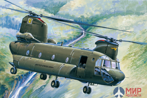 81772 Hobby Boss авиация  CH-47A Chinook  (1:48)