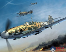 02295 Trumpeter 1/32 Самолет Мессершмитт BF 109G-2 Trop