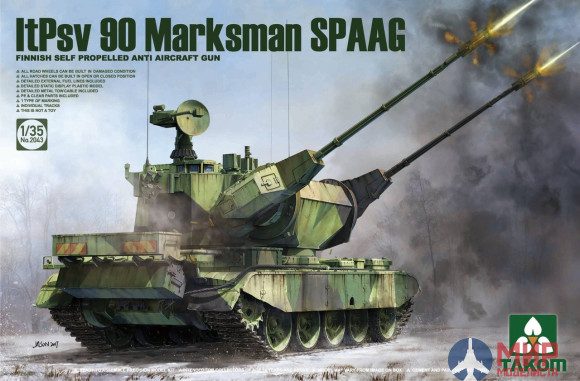 2043 Takom 1/35 Finnish Self Propelled Anti Aircraft Gun ltPsv 90 Marksman SPAAG