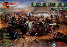 MR72029 MARS 1/72 Фигуры Russian Dragoons (1812-1815)