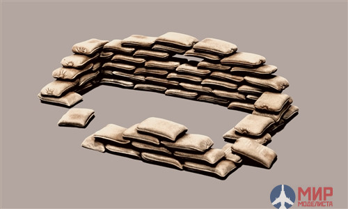 0406 Italeri диорама  SANDBAGS (1:35)