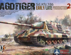 8001 Takom 1/35 Sd.Kfz.186 Jagdtiger early/late production 2 in 1