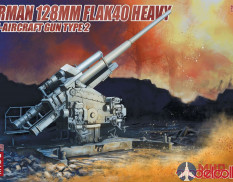 UA72101 Modelcollect German 128mm Flak40 Heavy Anti-Aircraft Gun