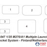 01047 Trumpeter 1/35 Реактивная система залпового огня М270/А1 (Финляндия/Нидерланды)