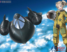 60128 Hasegawa Самолет-разведчик SR-71 BLACKBIRD (EGG PLANE SERIES)