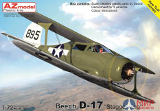 AZ7857 AZ Model 1/72 Beech D-17 "Staggerwing"