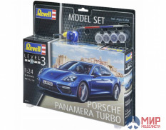 67034 REVELL ПОДАРОЧНЫЙ НАБОР.С МОДЕЛЬЮ АВТОМОБИЛЯ PORSCHE PANAMERA TURBO (1:24)