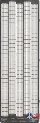 NSA350124 North Star Models 1/350 Фото-ие Three-Bar bridge railings with diff. dist. betw.stanchions