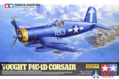 60327 Tamiya 1/32 Vought F4U-1D Corsair с набором фототравления, и подставкой