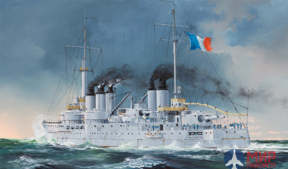 86505 Hobby Boss French Navy Pre-Dreadnought Battleship Condorcet 1/350