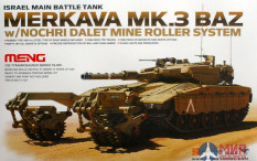 TS-005 Meng Model 1/35 Израильский танк Merkava Mk.3 BAZ Israel Main Battle Tank with Nochri