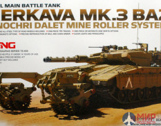 TS-005 Meng Model 1/35 Израильский танк Merkava Mk.3 BAZ Israel Main Battle Tank with Nochri