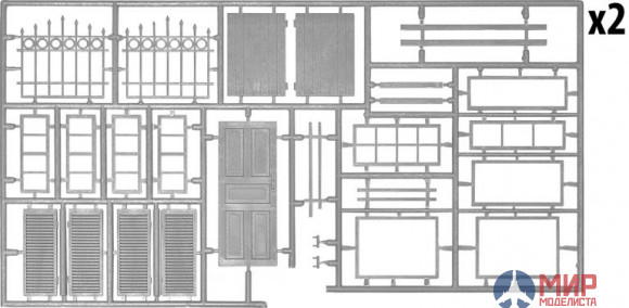 35585 MiniArt аксессуары  ACCESSORIES FOR BUILDINGS  (1:35)