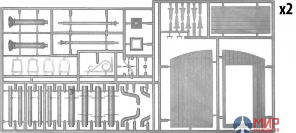 35585 MiniArt аксессуары  ACCESSORIES FOR BUILDINGS  (1:35)