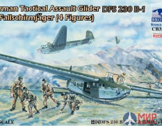 CB35039 Bronco Tacticsl Assault Glider DFS 230 B-1 w/Fallschirmjäger (4 Figures)