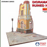 36012 MiniArt наборы для диорам  DIORAMA WITH RUINED HOUSE  (1:35)