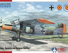 SH72327 Special Hobby 1/72 Dornier Do 27 German, Spanish and Belgian Service