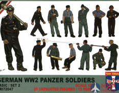 ORI72047 Orion 1/72  WWII German Panzer Soldiers Basic Set 2