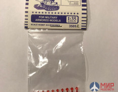 ELF3505R ELF 1/35 Катафоты красные (20 шт.) с запресованными отражателями+20 красных линз