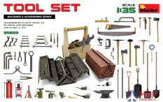 35603  MiniArt  аксессуары  TOOL SET  (1:35)