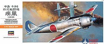 00134 Самолет KI-84 HAYANE (FRANK) (HASEGAWA)  1/72