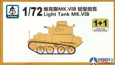 PS720019 S-Model Техника и вооружение  Light Tank Mk.VI B 1+1 Quickbuild  (1:72)